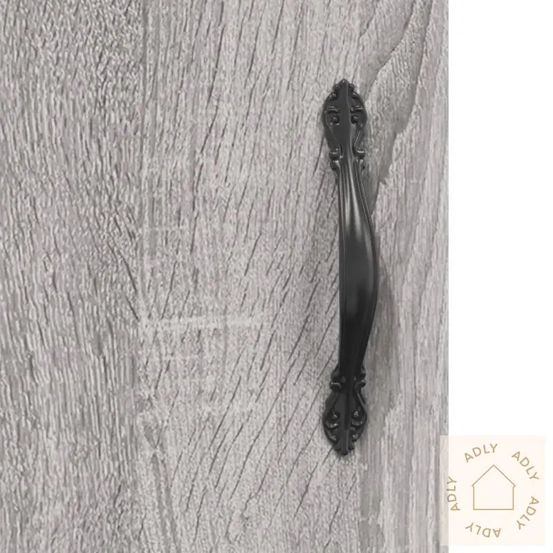 Skjenk Grå Sonoma 34,5X34X90 Cm Konstruert Tre