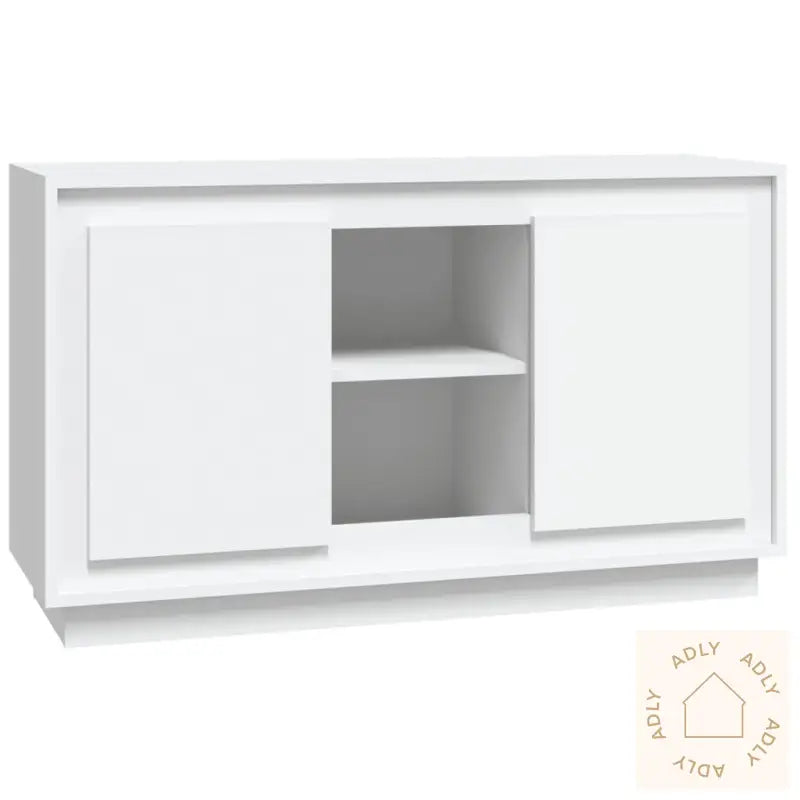 Skjenk Hvit 102X35X60 Cm Konstruert Tre