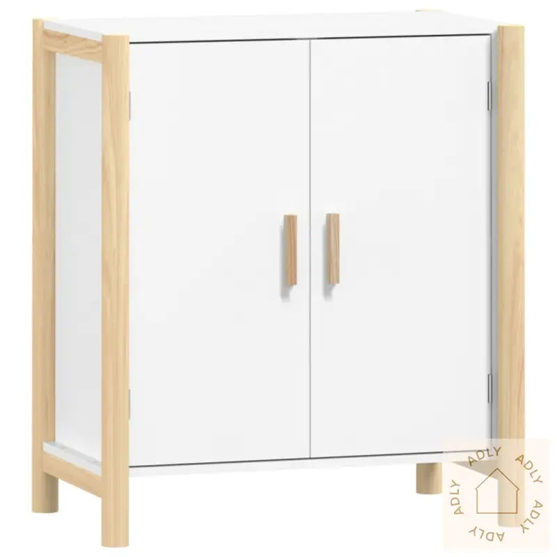 Skjenk Hvit 62X38X70 Cm Konstruert Tre