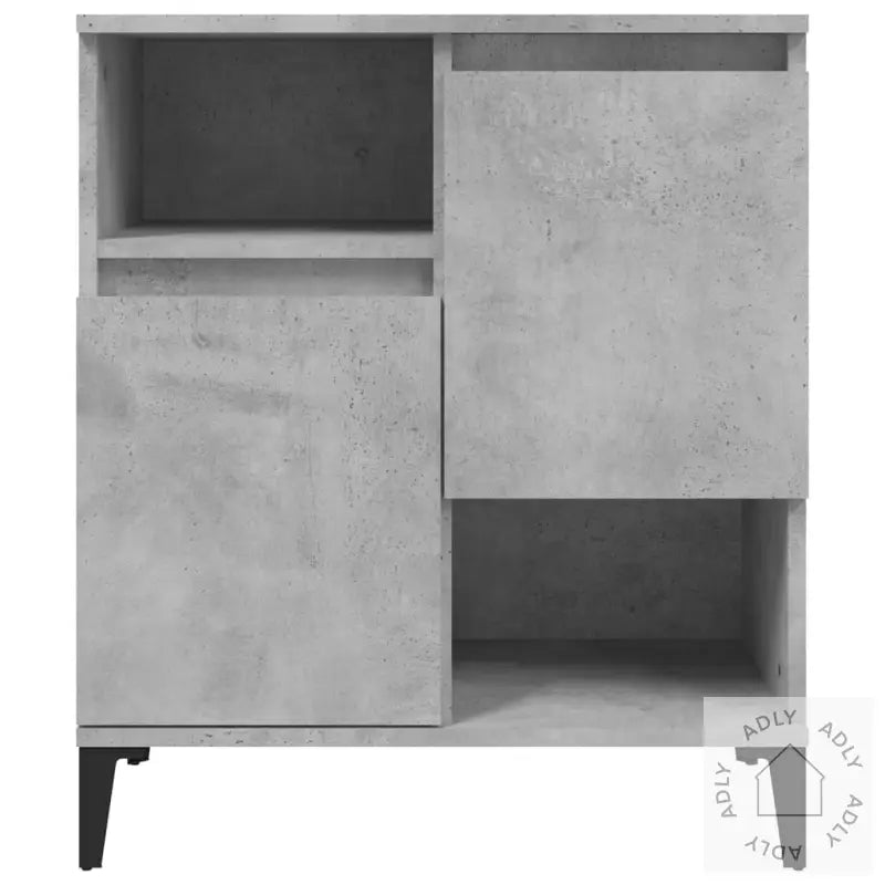 Skjenk Betonggrå 60X35X70 Cm Konstruert Tre