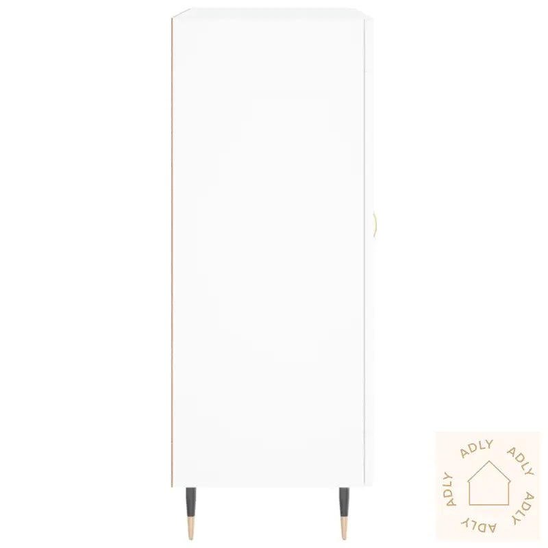 Skjenk Hvit 69,5X34X90 Cm Konstruert Tre