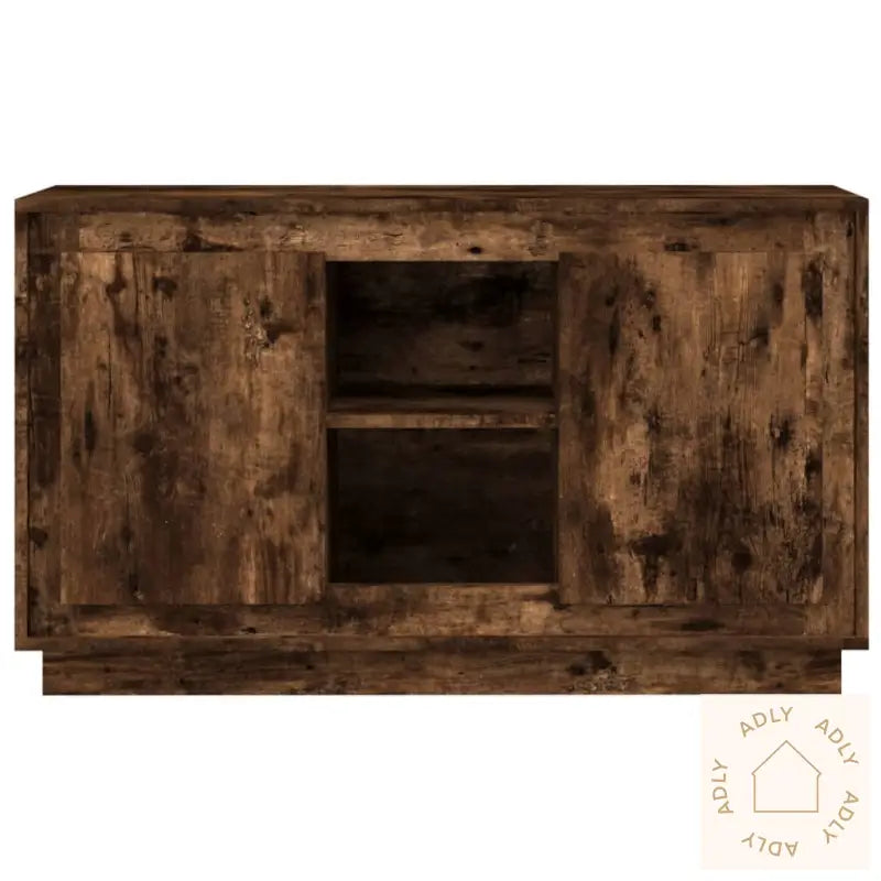 Skjenk Røkt Eik 102X35X60 Cm Konstruert Tre