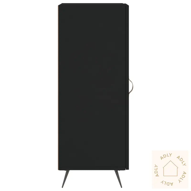 Skjenk Svart 34,5X34X90 Cm Konstruert Tre