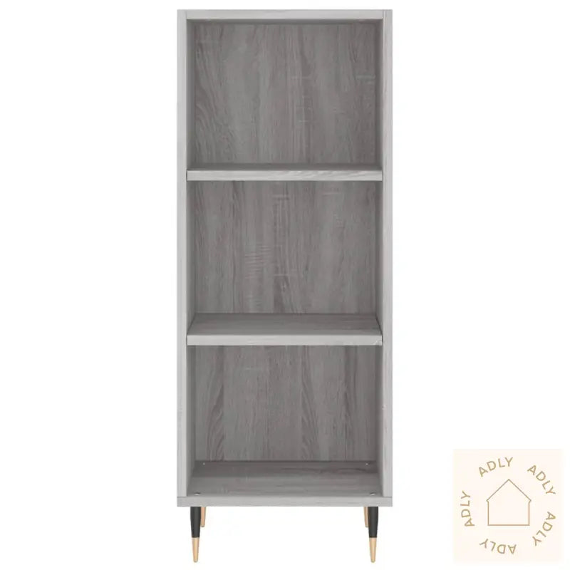 Skjenk Grå Sonoma 34,5X32,5X90 Cm Konstruert Tre