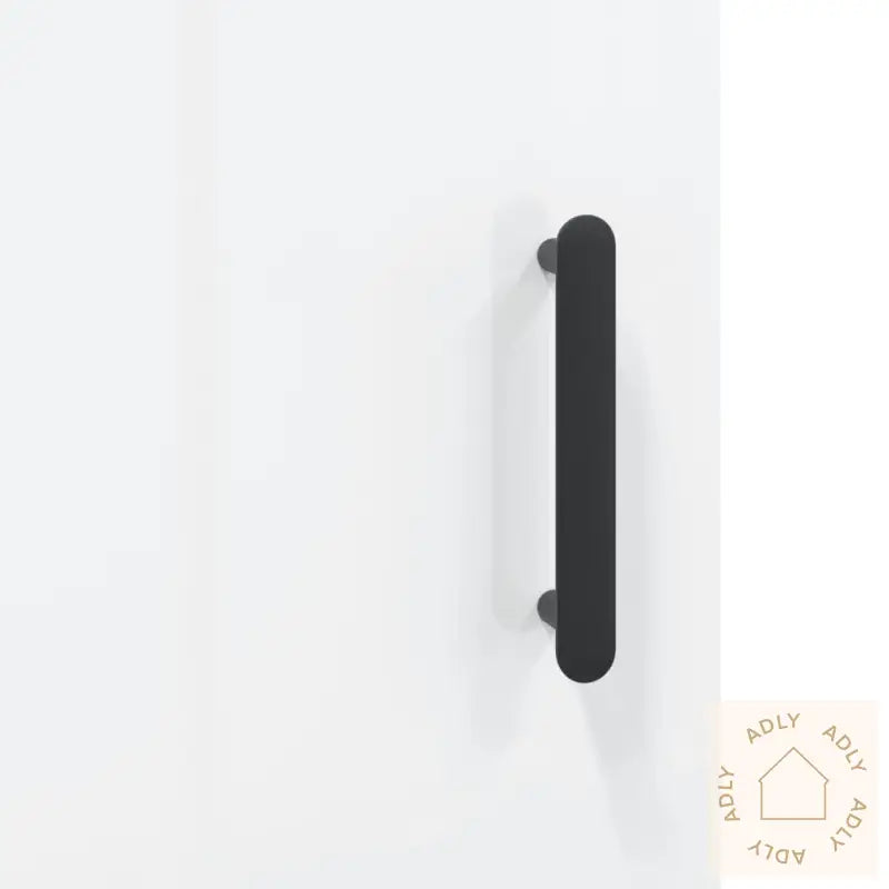 Skjenk Høyglans Hvit 69,5X34X90 Cm Konstruert Tre