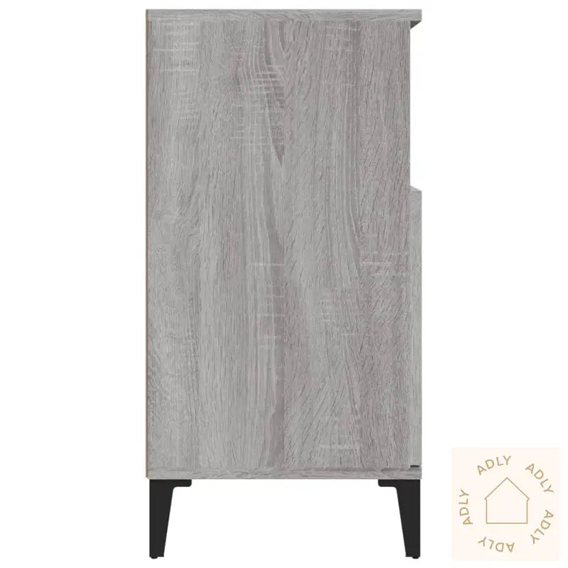 Skjenk Grå Sonoma 60X35X70 Cm Konstruert Tre