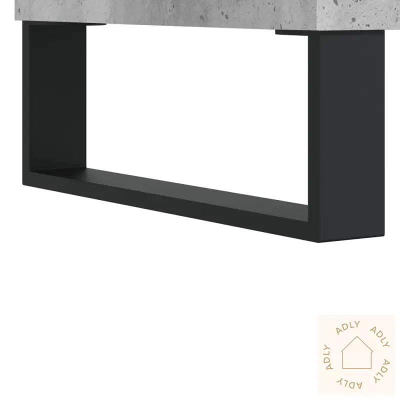 Skjenk Betonggrå 69,5X34X90 Cm Konstruert Tre