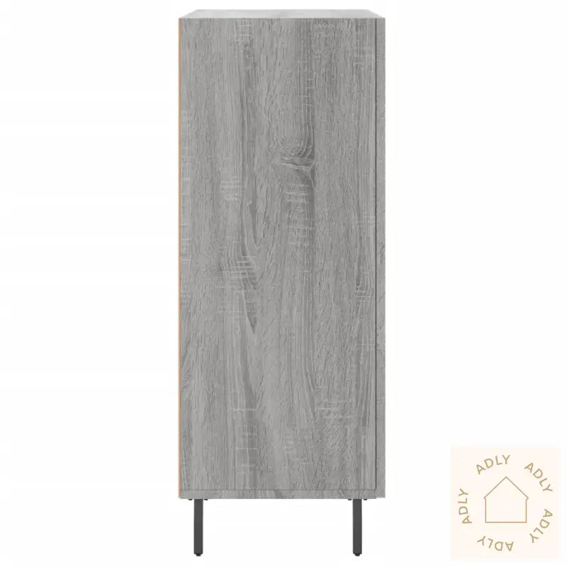 Skjenk Grå Sonoma 69,5X34X90 Cm Konstruert Tre