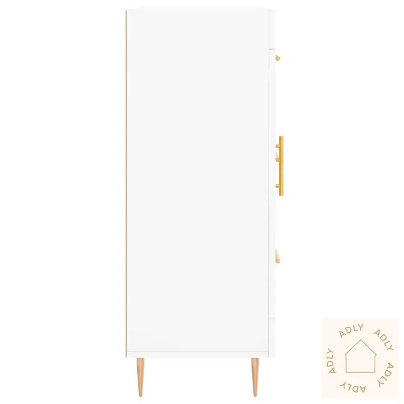 Skjenk Hvit 69,5X34X90 Cm Konstruert Tre