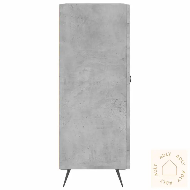 Skjenk Betonggrå 69,5X34X90 Cm Konstruert Tre