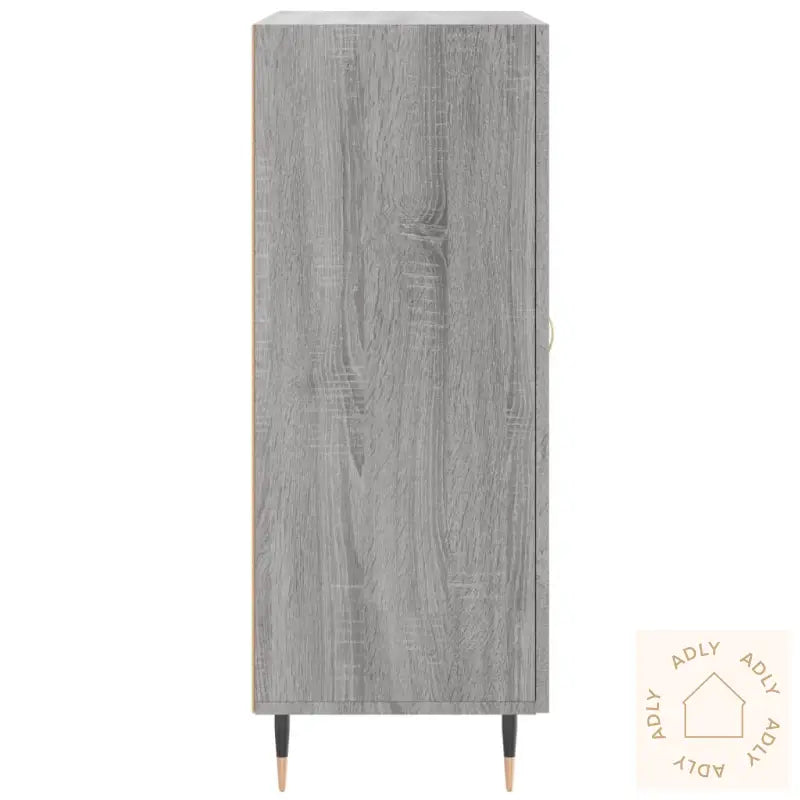 Skjenk Grå Sonoma 69,5X34X90 Cm Konstruert Tre