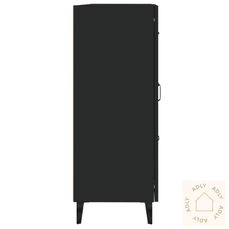 Skjenk Svart 69,5X34X90 Cm Konstruert Tre