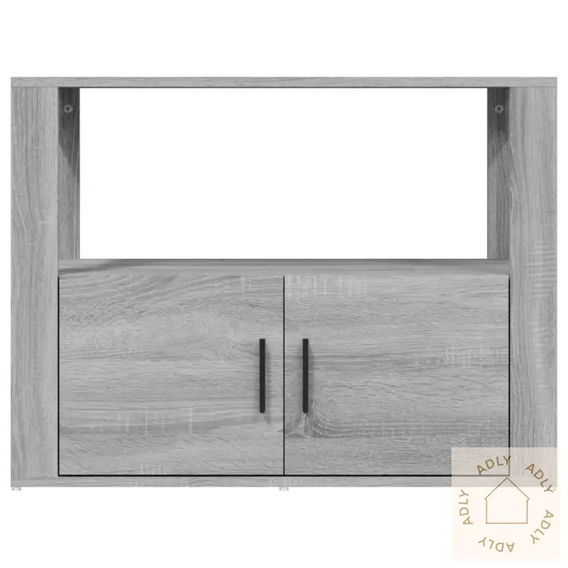 Skjenk Grå Sonoma 80X30X60 Cm Konstruert Tre