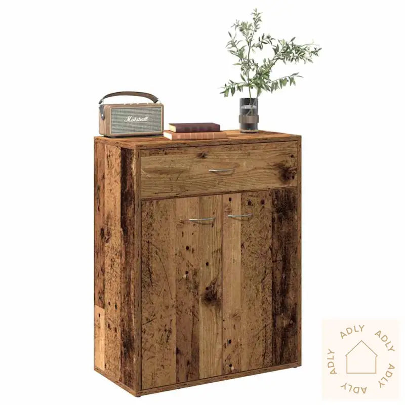 Skjenk Gammelt Tre 60X30X75 Cm Konstruert Tre