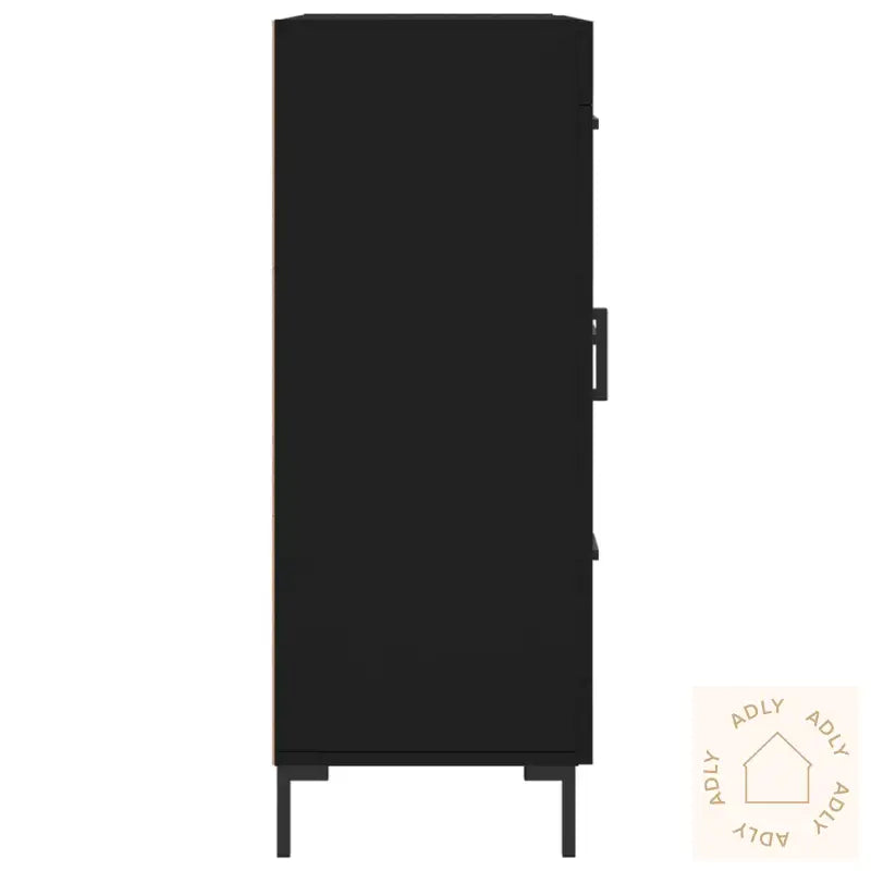 Skjenk Svart 69,5X34X90 Cm Konstruert Tre