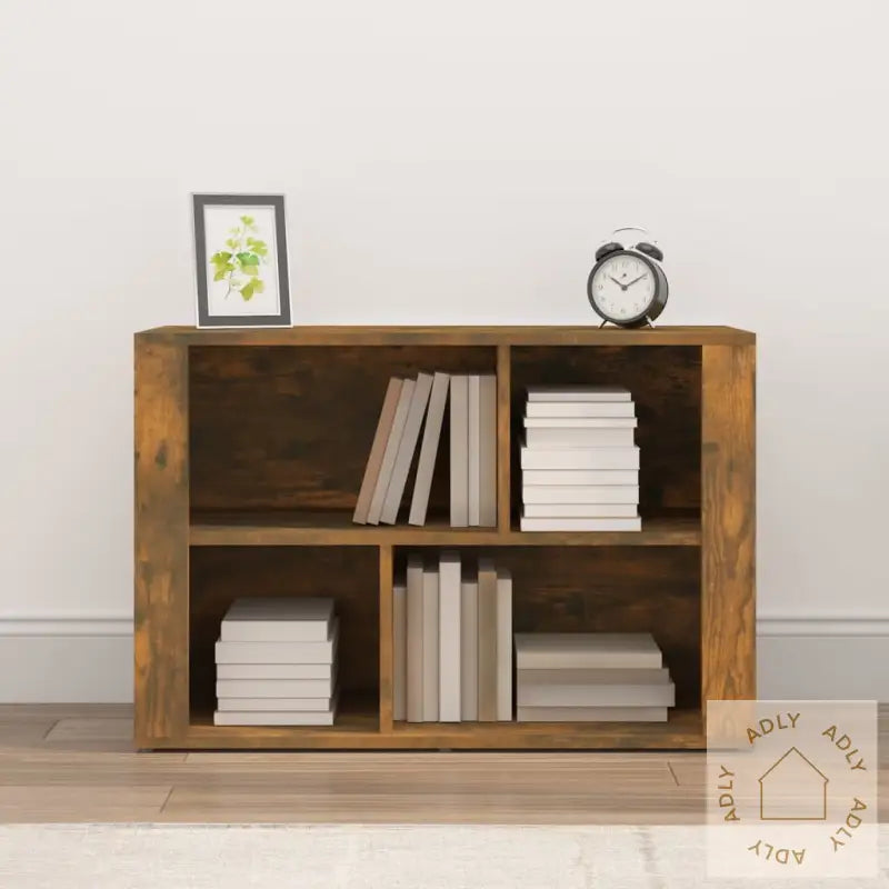 Skjenk Røkt Eik 80X30X54 Cm Konstruert Tre