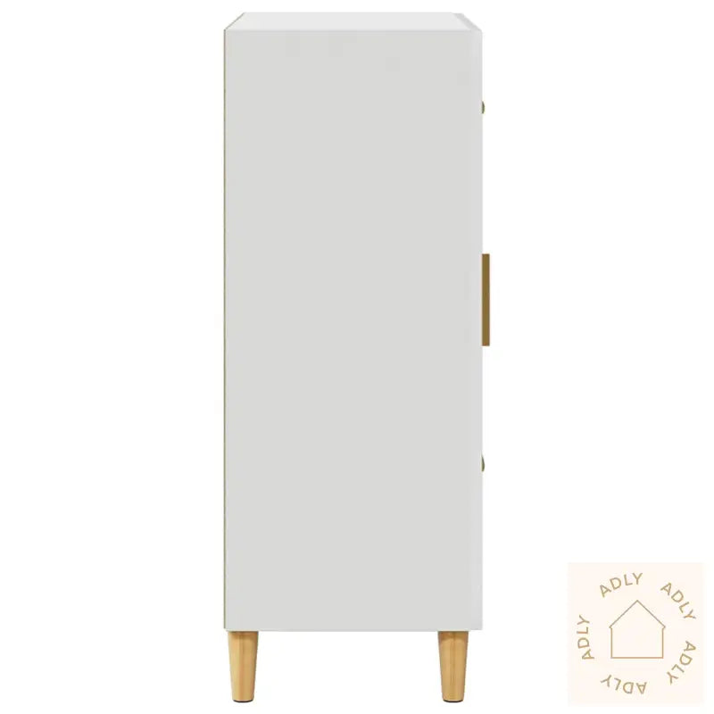 Skjenk Hvit 69,5X34X90 Cm Konstruert Tre