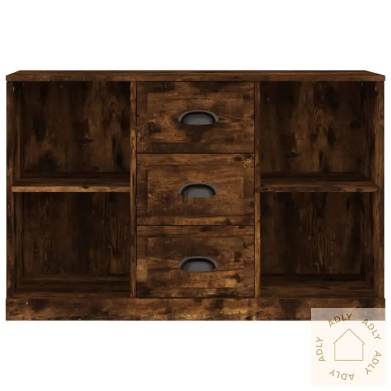 Skjenk Røkt Eik 104,5X35,5X67,5 Cm Konstruert Tre