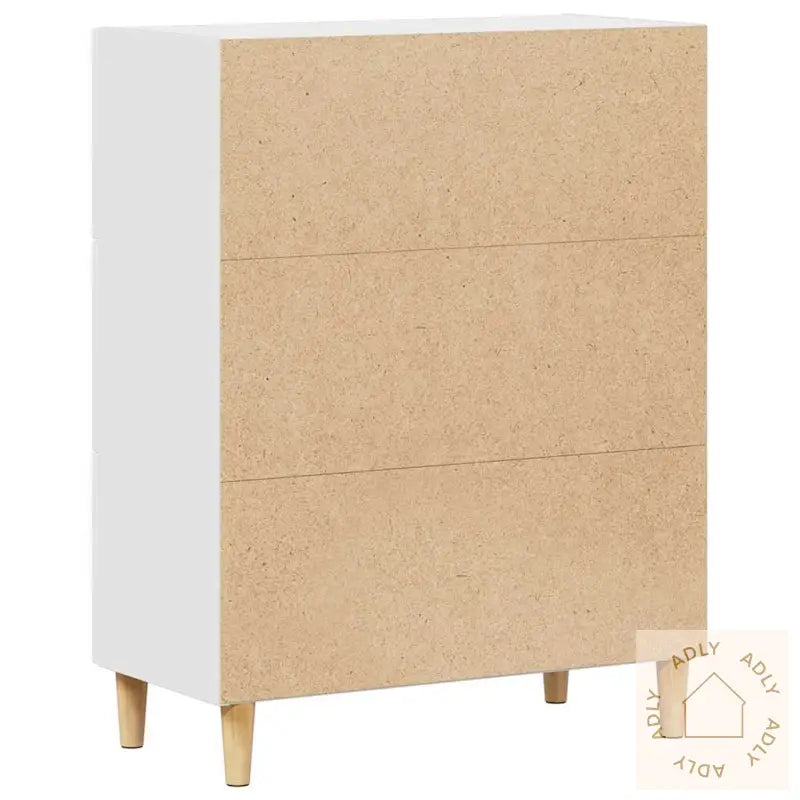 Skjenk Hvit 69,5X34X90 Cm Konstruert Tre