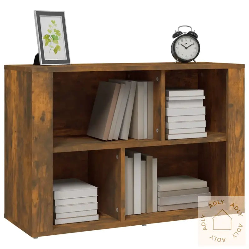 Skjenk Røkt Eik 80X30X54 Cm Konstruert Tre