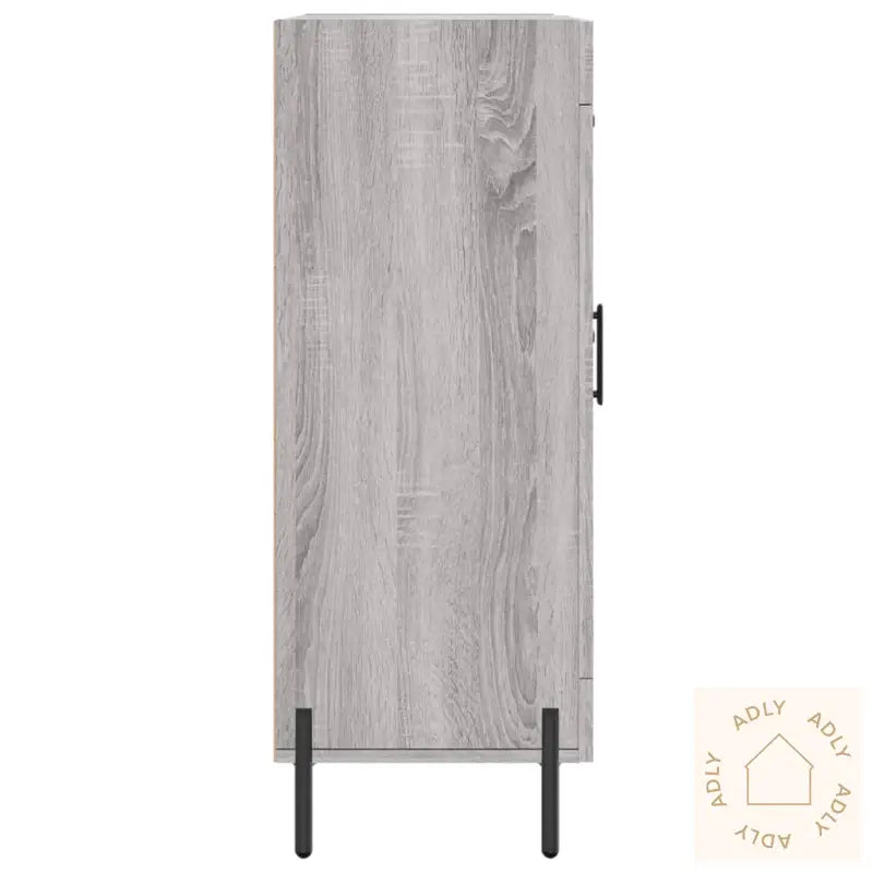 Skjenk Grå Sonoma 69,5X34X90 Cm Konstruert Tre