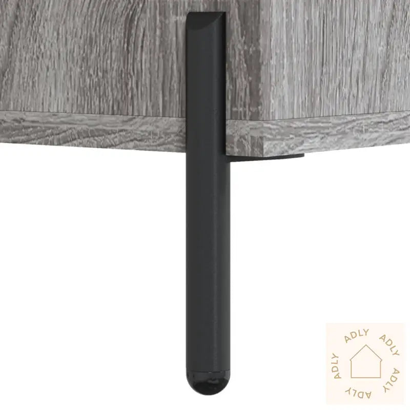 Skjenk Grå Sonoma 69,5X34X90 Cm Konstruert Tre