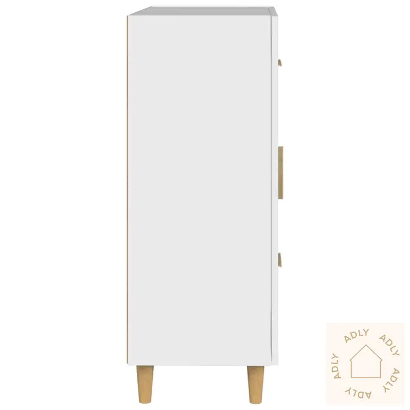 Skjenk Hvit 69,5X34X90 Cm Konstruert Tre