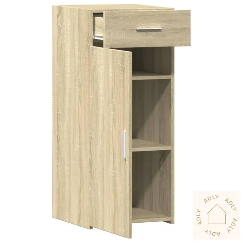 Skjenk Sonoma Eik 40X42,5X93 Cm Konstruert Tre