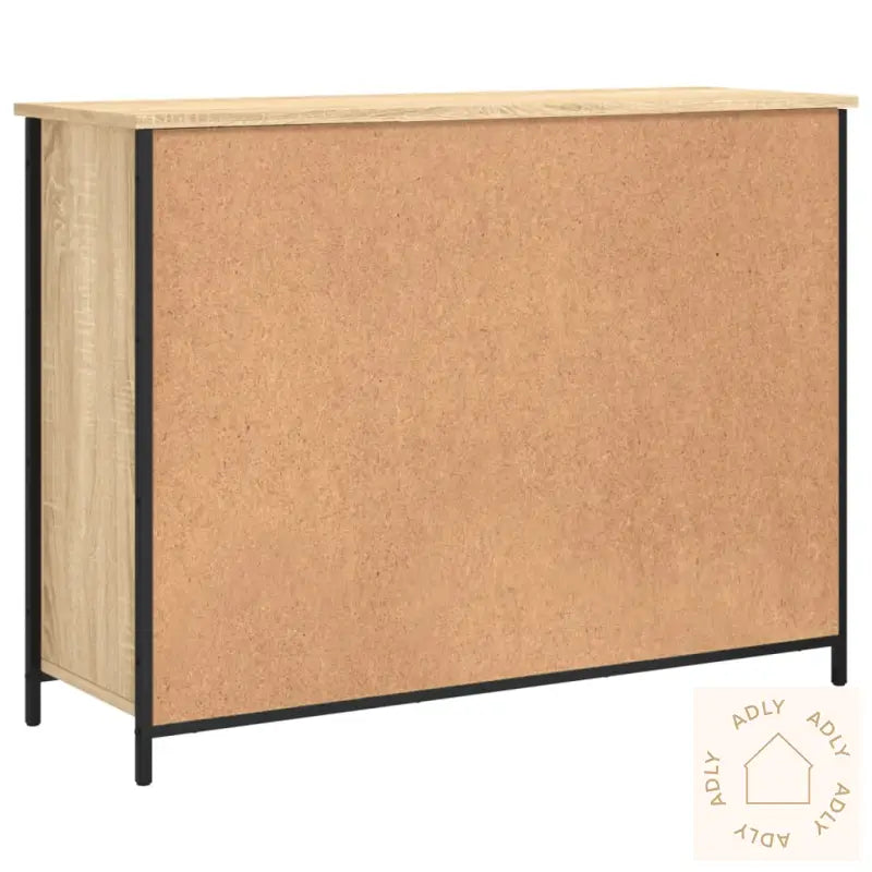 Skjenk Sonoma Eik 100X35X75 Cm Konstruert Tre