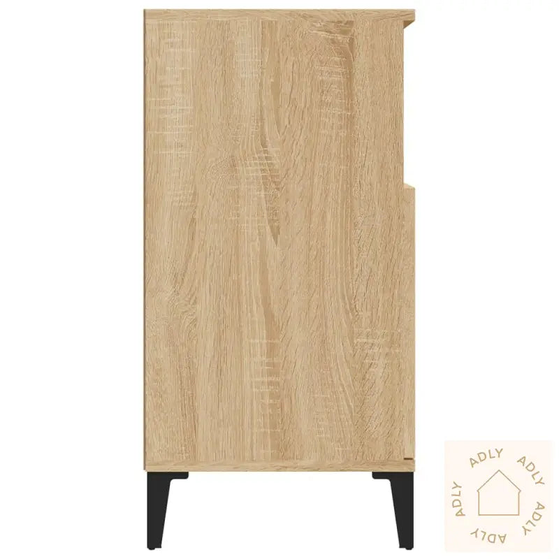 Skjenk Sonoma Eik 60X35X70 Cm Konstruert Tre