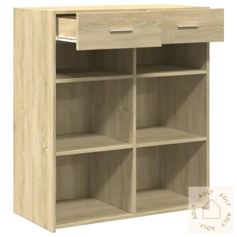 Skjenk Sonoma Eik 80X42,5X93 Cm Konstruert Tre