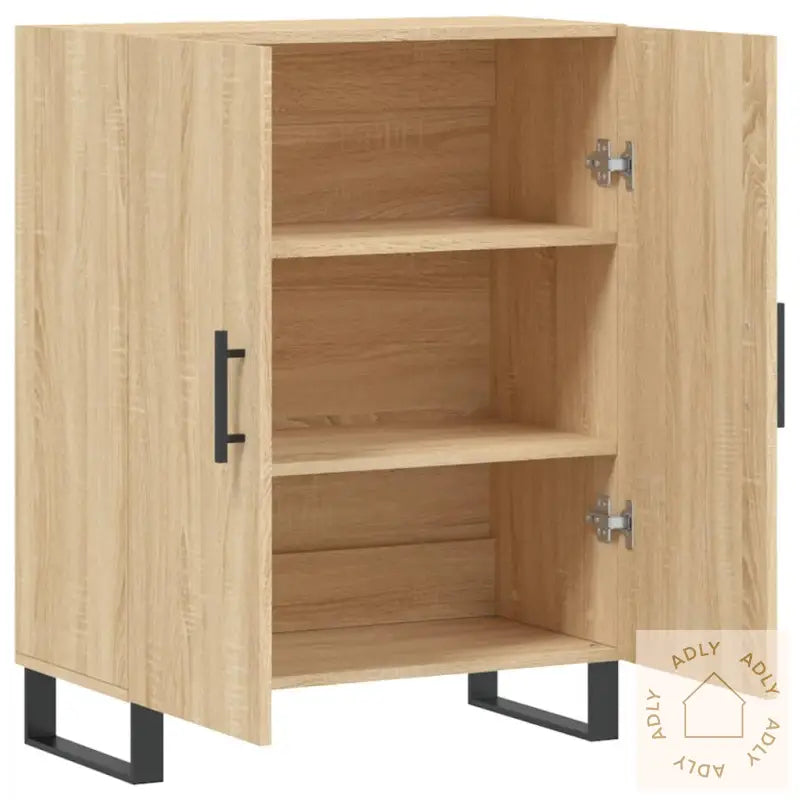 Skjenk Sonoma Eik 69,5X34X90 Cm Konstruert Tre