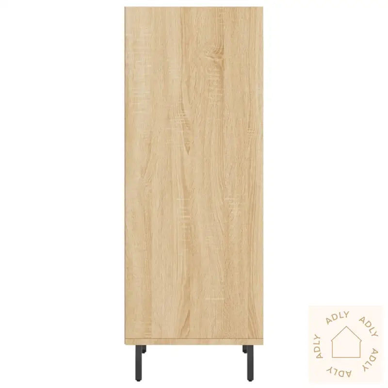 Skjenk Sonoma Eik 34,5X32,5X90 Cm Konstruert Tre