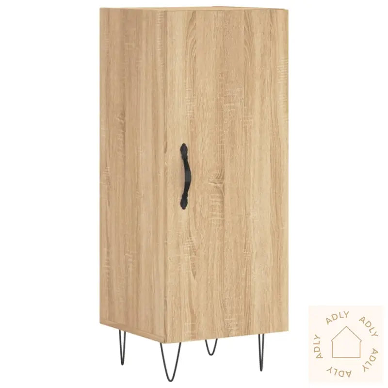 Skjenk Sonoma Eik 34,5X34X90 Cm Konstruert Tre