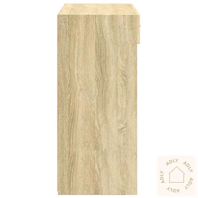 Skjenk Sonoma Eik 80X42,5X93 Cm Konstruert Tre