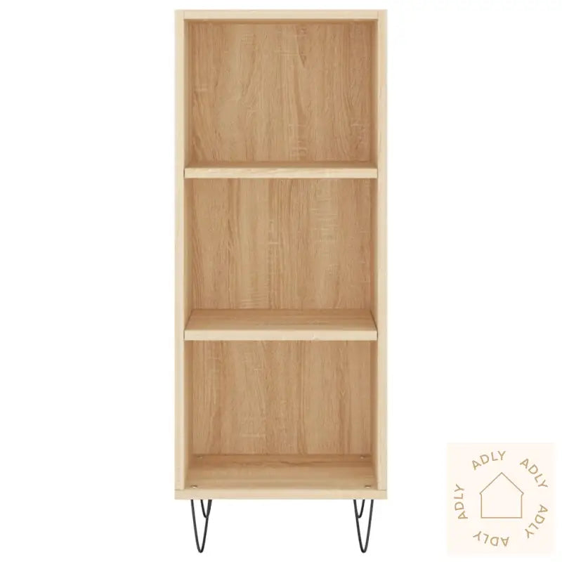 Skjenk Sonoma Eik 34,5X32,5X90 Cm Konstruert Tre