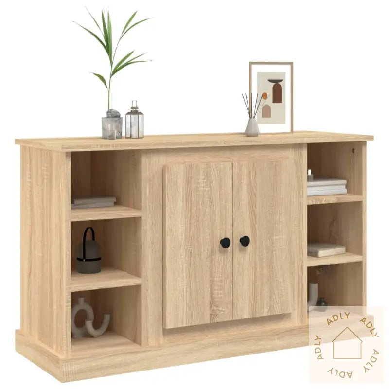 Skjenk Sonoma Eik 100X35,5X60 Cm Konstruert Tre