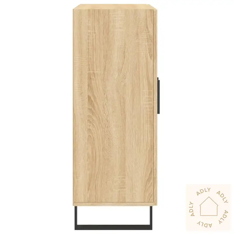 Skjenk Sonoma Eik 69,5X34X90 Cm Konstruert Tre