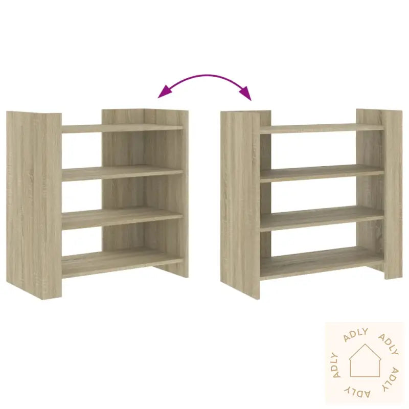 Skjenk Sonoma Eik 73,5X35X75 Cm Konstruert Tre