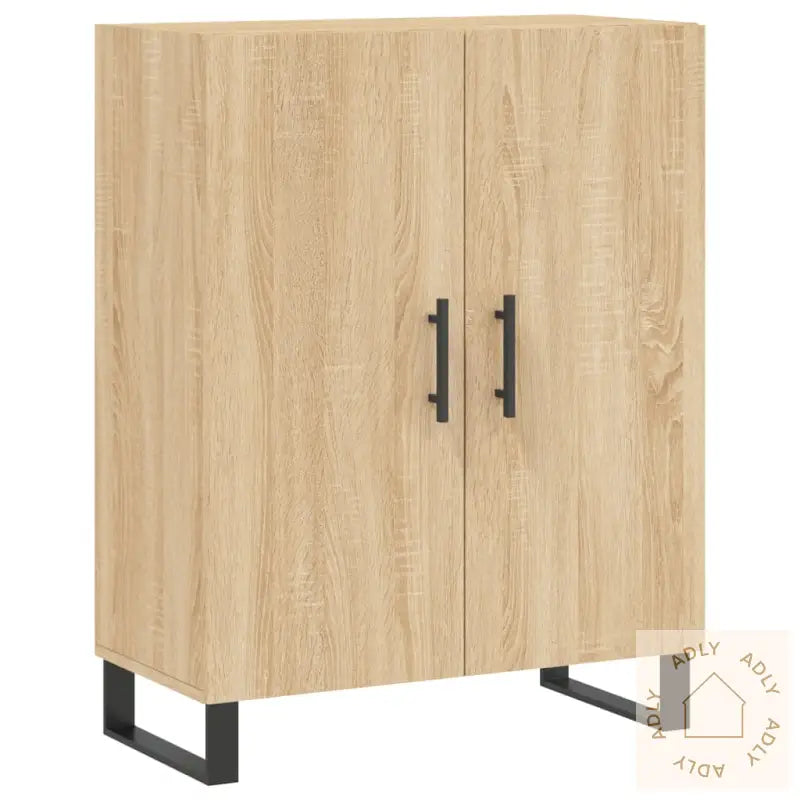 Skjenk Sonoma Eik 69,5X34X90 Cm Konstruert Tre