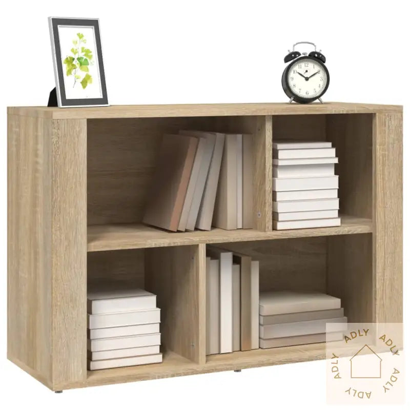 Skjenk Sonoma Eik 80X30X54 Cm Konstruert Tre