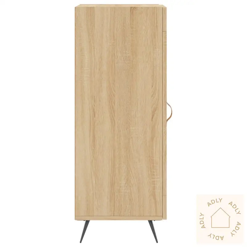 Skjenk Sonoma Eik 34,5X34X90 Cm Konstruert Tre