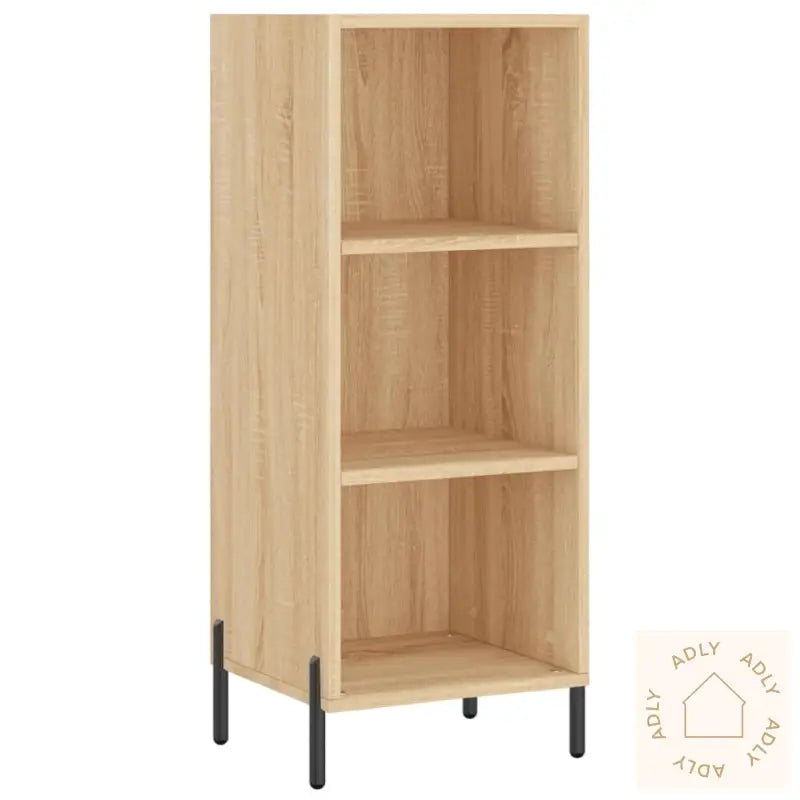 Skjenk Sonoma Eik 34,5X32,5X90 Cm Konstruert Tre