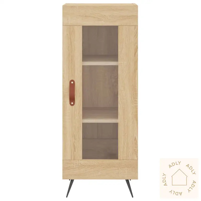 Skjenk Sonoma Eik 34,5X34X90 Cm Konstruert Tre