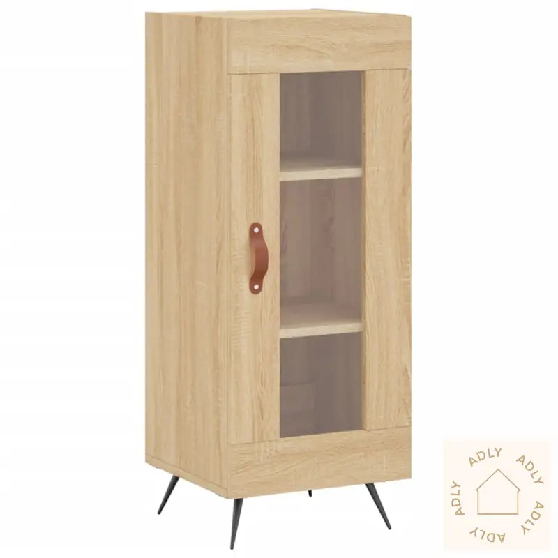 Skjenk Sonoma Eik 34,5X34X90 Cm Konstruert Tre