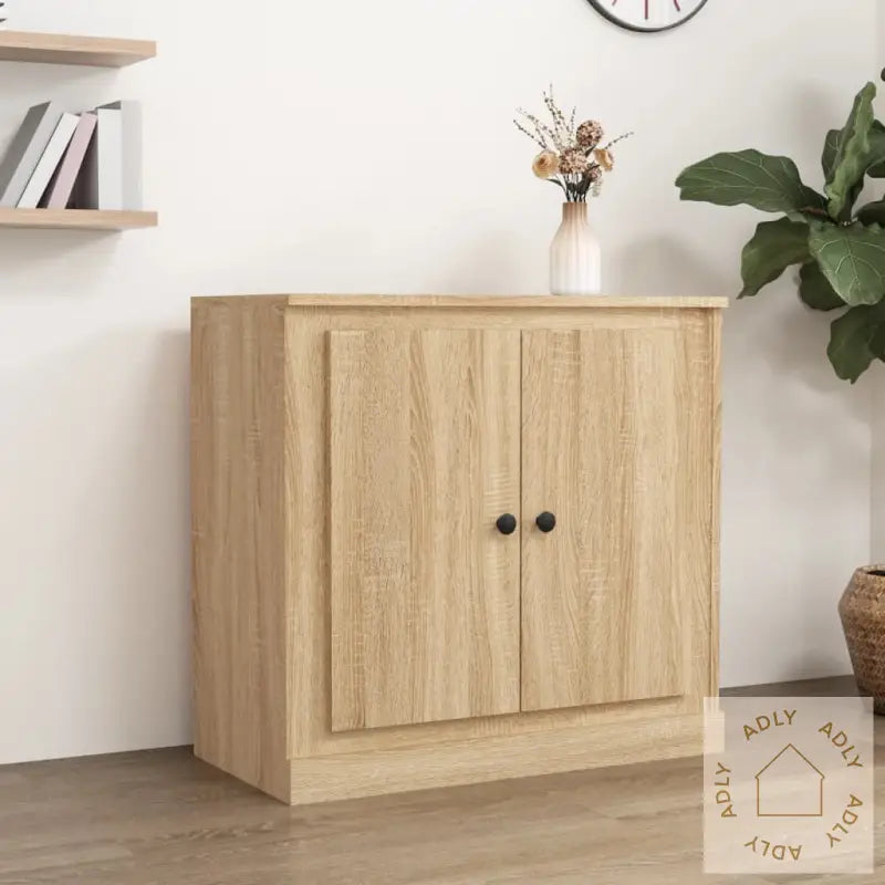 Skjenk Sonoma Eik 70X35,5X67,5 Cm Konstruert Tre