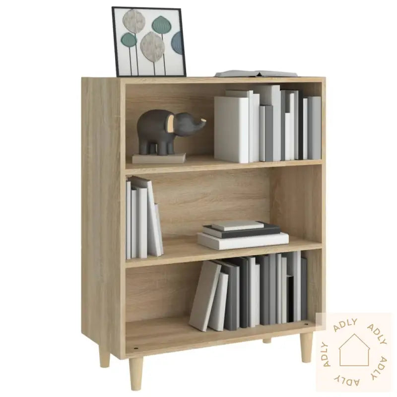 Skjenk Sonoma Eik 69,5X32,5X90 Cm Konstruert Tre