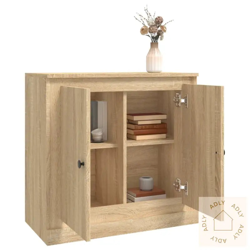 Skjenk Sonoma Eik 70X35,5X67,5 Cm Konstruert Tre