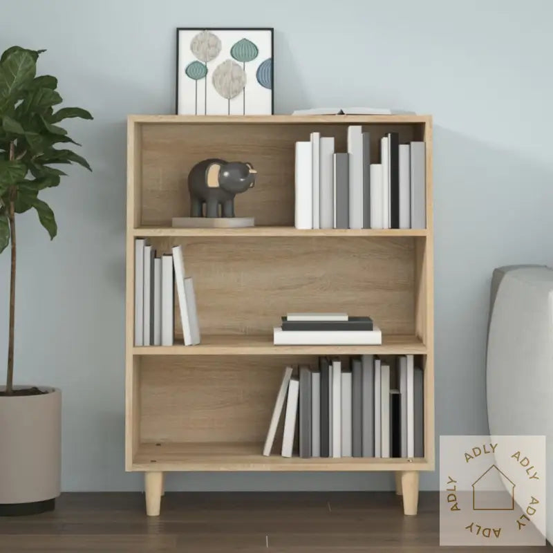 Skjenk Sonoma Eik 69,5X32,5X90 Cm Konstruert Tre