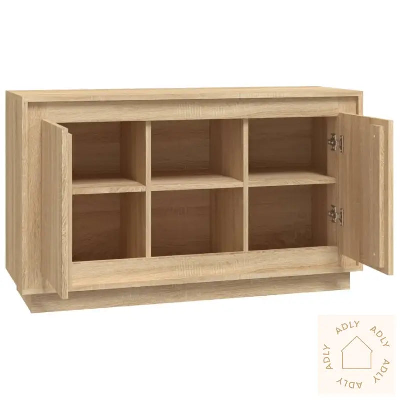 Skjenk Sonoma Eik 102X35X60 Cm Konstruert Tre